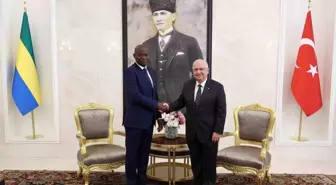 Gabon Cumhurbaşkanı Nguema Ankara'da