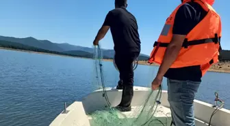 Bolu'da Gölette Yasa Dışı Ağ Ele Geçirildi