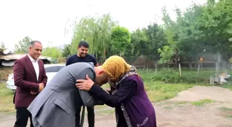 Kaymakam Ekinci'den şehit ailesine ziyaret