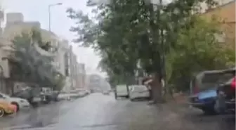 Kayseri Develi'de Sağanak Yağış Etkili Oldu