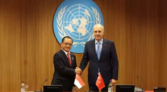 TBMM Başkanı Kurtulmuş, Singapur Parlamento Başkanı ile Görüştü