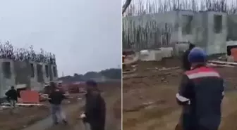 Türk işçiler, 8.8'lik deprem anını kaydetti