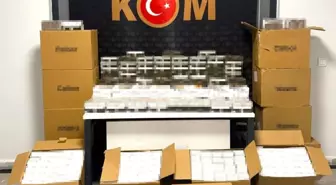 Yalova'da Kaçak Doldurulmuş Makaron Operasyonu
