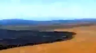 Gönen'deki Yangında Cam Şişe Detayı