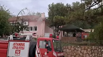 Kaymakam Lojmanında Elektrik Kontağından Yangın Çıktı