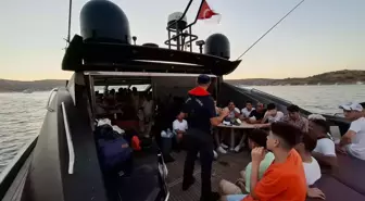 Bodrum Açıklarında 72 Kaçak Göçmen Yakalandı