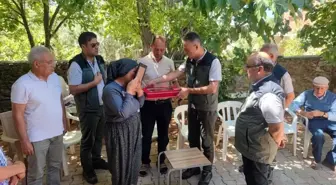 Denizli Orman Bölge Müdürü Köle orman şehitlerinin ailelerini ziyaret etti