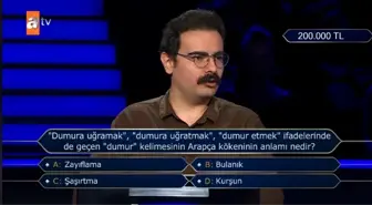 'Dumura uğramak', 'dumura uğratmak', 'dumur etmek' ifadelerinde de geçen 'dumur' kelimesinin Arapça kökeninin anlamı nedir?