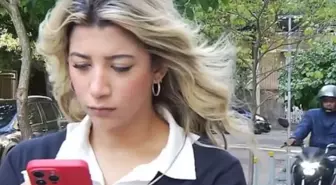 Kadın muhabir canlı yayına hazırlanırken kapkaççının kurbanı oldu
