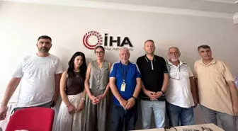 KOGACE Başkanı Cemal Kaplan'dan İHA Muhabiri Fehime Kartal'a Geçmiş Olsun Ziyareti