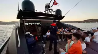 Bodrum Açıklarında 72 Düzensiz Göçmen Yakalandı