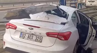 Adıyaman'da Kontrolden Çıkan Otomobil Bariyerlere Çarptı: 1 Yaralı