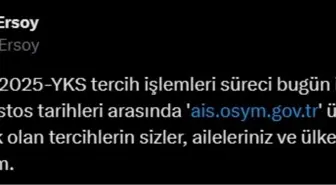 2025-YKS Tercih İşlemleri Başladı