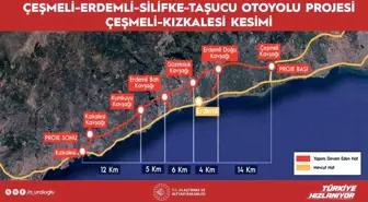 Bakan Uraloğlu: 'Çeşmeli-Kızkalesi Otoyolumuz tamamlandığında kesintisiz, yüksek standartlı ve daha güvenli bir ulaşım imkanı sağlamış olacağız'