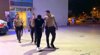 İnegöl'de Şüpheli Kişinin Kemerinde 60 Santimlik Döner Bıçak Bulundu