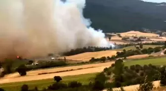 Bursa'da Orman Yangınına Havan ve Karadan Müdahale