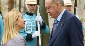 Cumhurbaşkanı Erdoğan, Meloni ve Dibeybe'yi kabul etti