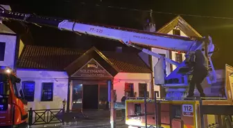 Gümüşhane'deki Uygulama Otelinde Yangın: Yaralanan Yok