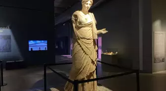 Aigai Antik Kenti'nde Helenistik Dönem’e Ait Hestia Heykeli Sergilenmeye Başladı