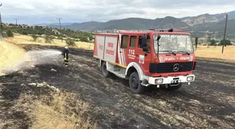 Kastamonu'da Kopan Elektrik Teli Yangına Neden Oldu