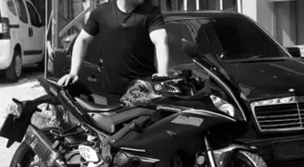 Motosiklet tutkununun hayatını kaybettiği kaza kask kamerasına yansıdı