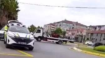 Sakarya'da Dönel Kavşakta Motokurye Kazası