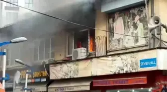 Rize'nin Pazar İlçesinde Yangın Çıktı