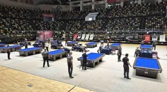 Samsun'da 3 Bant Bilardo Türkiye Şampiyonası Başladı