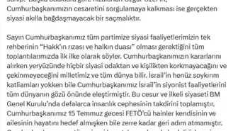 Ömer Çelik: Özgür Özel'in Filistin İle İlgili Açıklamaları İleri Görüşsüzlük