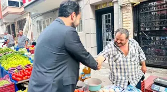 Mücahit Arınç, Manisa'da Pazarcı Esnafıyla Buluştu