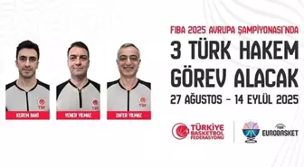 2025 Avrupa Basketbol Şampiyonası'nda Türk Hakemler Görev Alacak