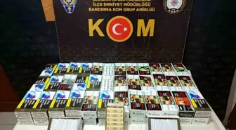 Balıkesir'de Kaçakçılık Operasyonu: 19 Bin Dolu Makaron Ele Geçirildi