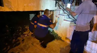 Kocaeli'de Altyapı Çalışması Sırasında Doğal Gaz Borusu Patladı