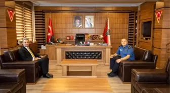 Necmettin Yoldaş, Yeni Görevine Başlarken Veda Ziyareti Gerçekleştirdi