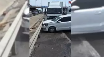Gebze'de 10 Araçlı Zincirleme Kaza: 2 Yaralı