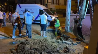 Kocaeli'de Altyapı Çalışmalarında Doğal Gaz Borusu Hasar Gördü