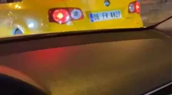 Ankara'da Araç İçinde Kadına Darp Anları Kamerada