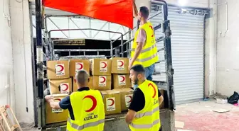 Türk Kızılay, Batı Şeria'ya 1200 Gıda Kolisi Yardımı Gönderdi