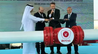 Türkiye'den Suriye'ye doğal gaz akışı başladı