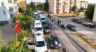 Eskişehir'de Sünnet Düğününde Renkli Konvoy Şöleni