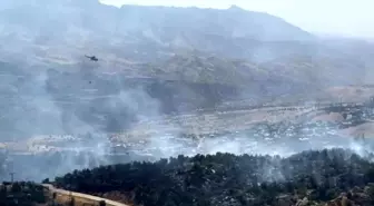 Şırnak'ta Çıkan Örtü Yangınına Hızla Müdahale Ediliyor