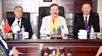 TOBB Başkanı Hisarcıklıoğlu, Mustafa Doğru İçin Taziye Ziyaretinde Bulundu