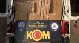 Adana'da 17 Milyon TL Değerinde Kaçak Sigara Ele Geçirildi