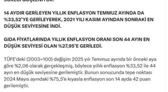 Ticaret Bakanı Bolat: Enflasyon Düşüşü Devam Ediyor