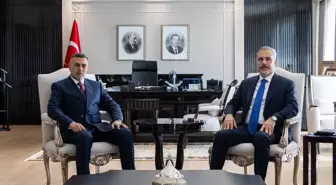 Dışişleri Bakanı Hakan Fidan, Basra Valisi Esad Eydani'yi Kabul Etti