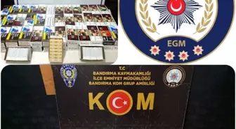 Bandırma'da Kaçak Makarona Operasyonu: 19 Bin 520 Adet Ele Geçirildi