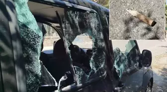 Cenaze namazına giden vatandaşın aracını parçaladılar