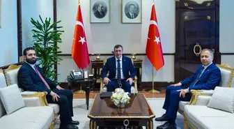 Cevdet Yılmaz, Suriye İçişleri Bakanı ile Görüştü