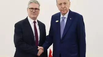 Cumhurbaşkanı Erdoğan, İngiltere Başbakanı Starmer ile görüştü