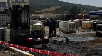 İzmir'de Kaçak Akaryakıt Alanında Patlama: 1 Yaralı